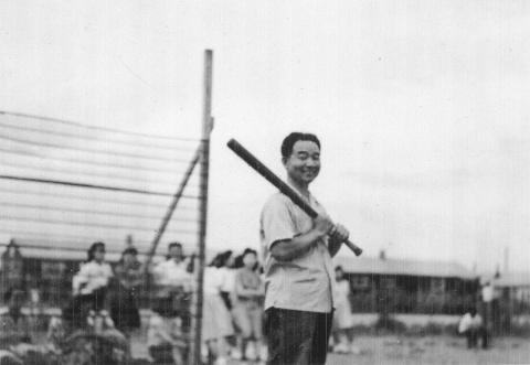 Internee baseball game, c. 1942-45