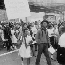 Freedom Day demonstration participants, 1963