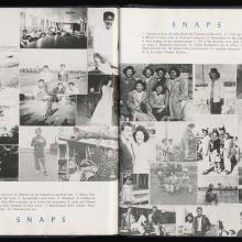 Yearbook pages, snapshots, 1944