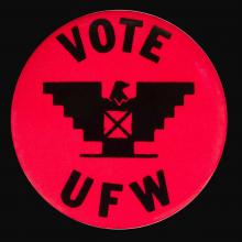 UFW button, c.1960-75