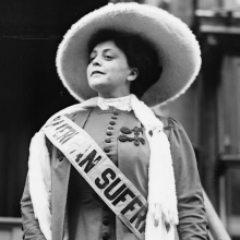 Photo of suffragist Trixie Friganza